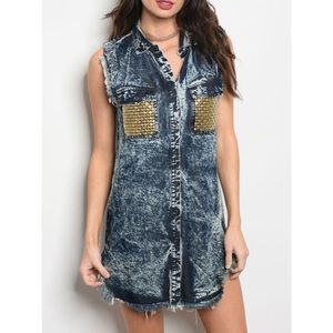 ⭐️NEW!⭐️ The "Rock Steady" Denim Dress!